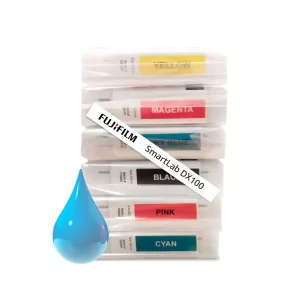 Tinteiro compatível com Fujifilm SmartLab DX100 Cyan