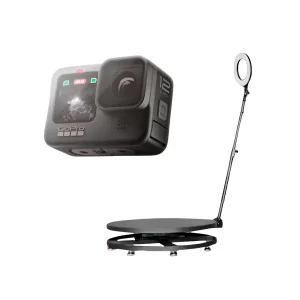 360 photobooth - plataforma 100cm - Kit com GoPro