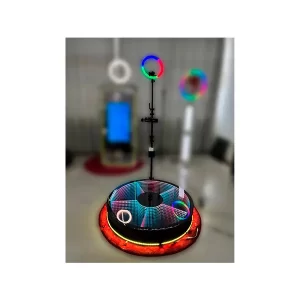 360 photobooth - plataforma com leds 100cm 2